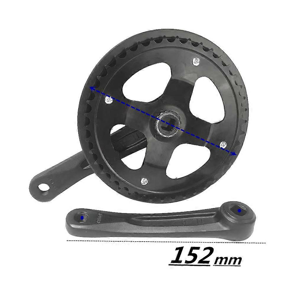 Singlespeed-kurbelgarnitur Mit 42 Zähnen Für Faltbare Rennräder, 152-mm-hohlkettenblatt, Fahrradzubehör