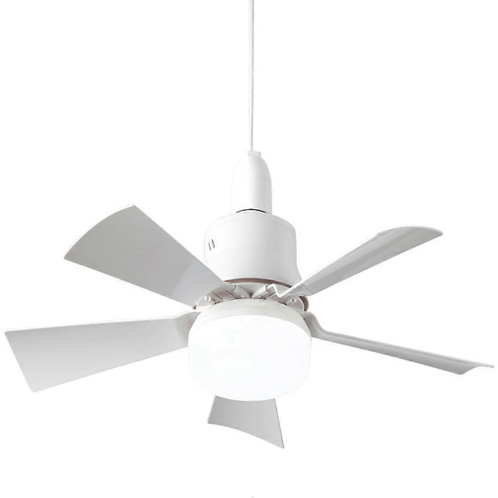 Deckenventilator Mit Led-beleuchtung, 3 Geschwindigkeitsstufen, E27-fassung Und Integrierter Fernbedienung. Dimmbare Led-beleuchtung. Kabellos.