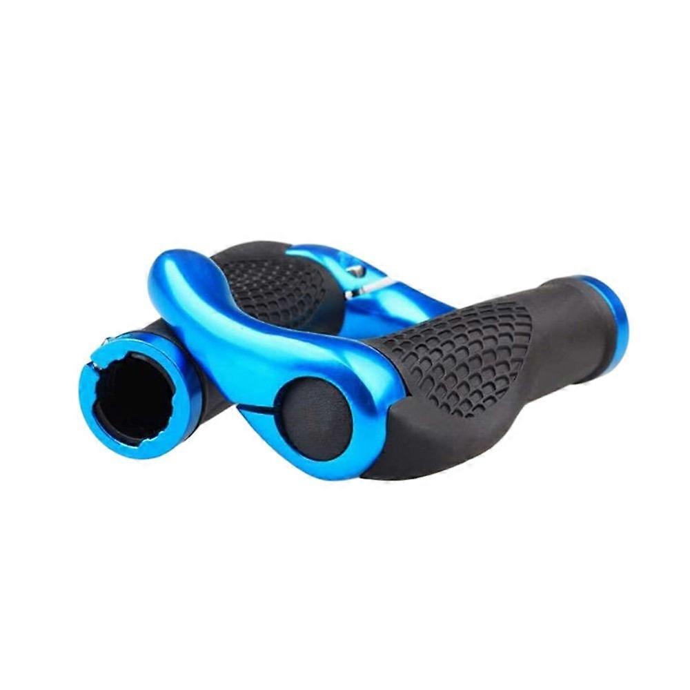 Set Aus 2 Ultra-bequemen, Ergonomischen Fahrradlenkergriffen Aus Gummi, Rutschfest, Konturiertes Design, Innerer Klemmring Aus Aluminiumlegierung.