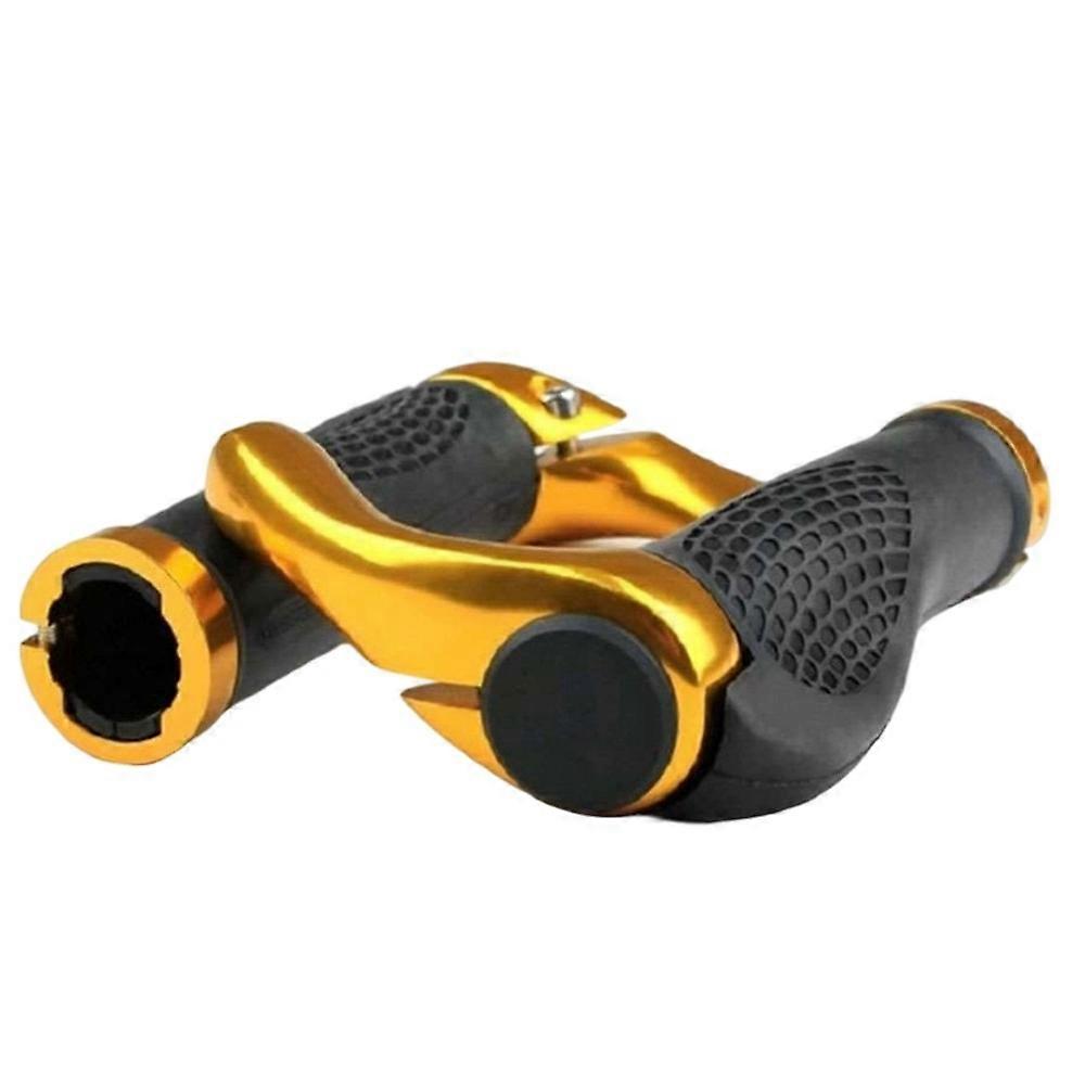 Set Aus 2 Ultra-bequemen, Ergonomischen Fahrradlenkergriffen Aus Rutschfestem Gummi, Konturiertes Design, Innerer Klemmring Aus Aluminiumlegierung D