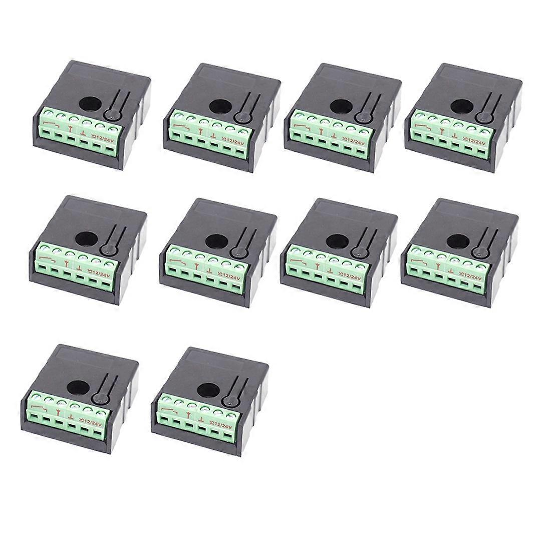 Packung Mit 10 Mini-funkfernbedienungen (12–24 V, 433 Mhz, 1-kanal-funkempfängermodul)