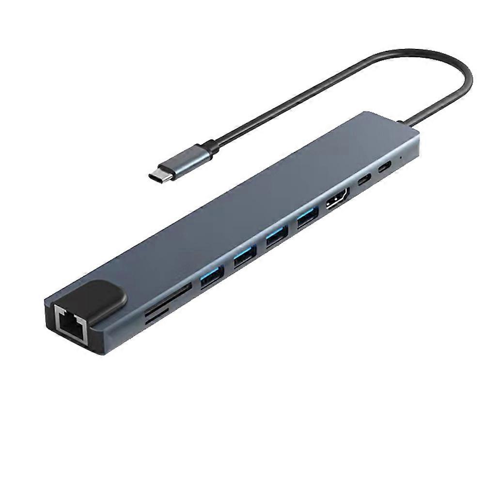 10-in-1 Usb-c Dockingstation, Usb-hub, Usb-c Splitter, Usb-c Zu Hdmi Kompatibler Adapter Pd100w