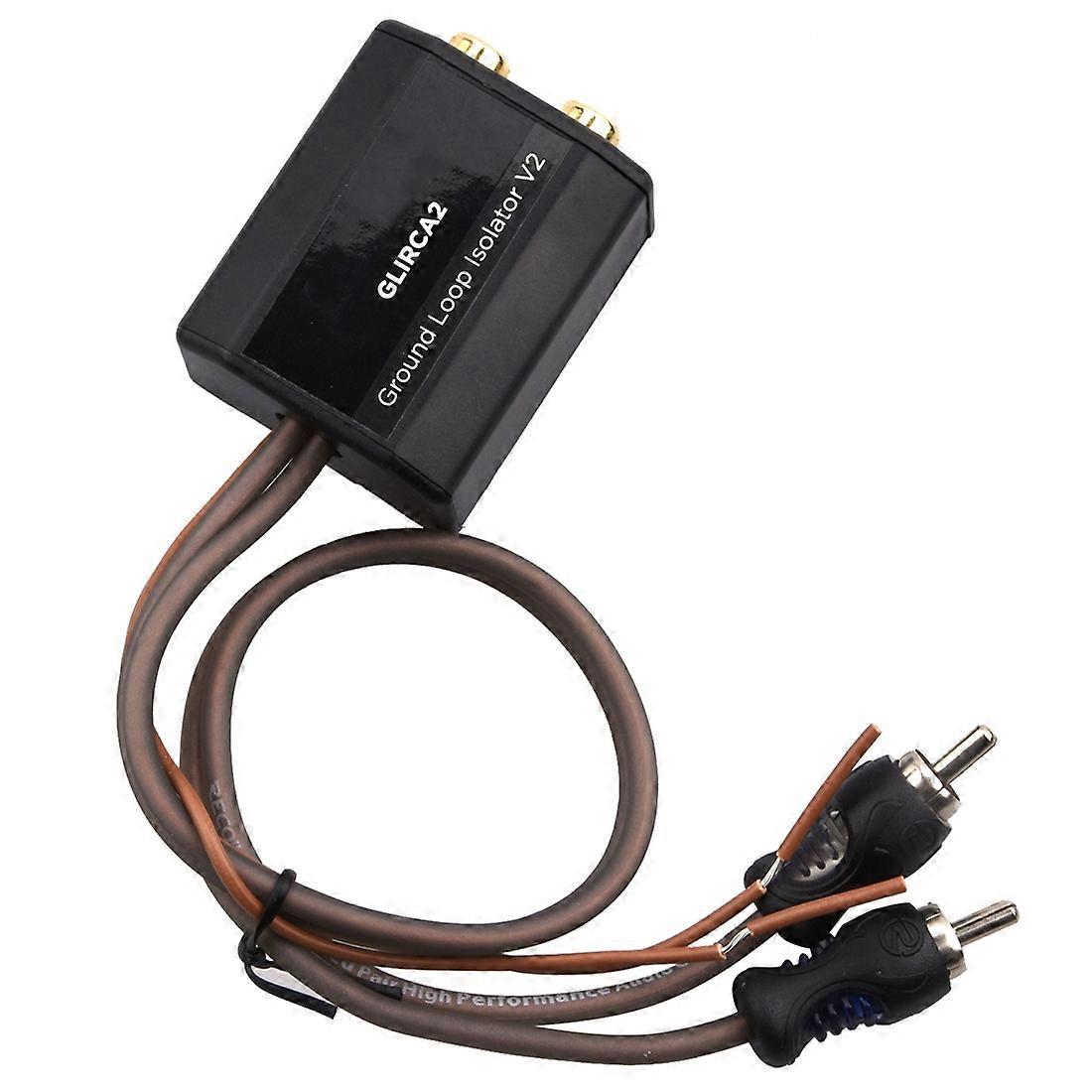 2-kanal-rca-stereo-masseschleifenisolator Für Audiosignale Eliminiert Verstärkerrauschen.