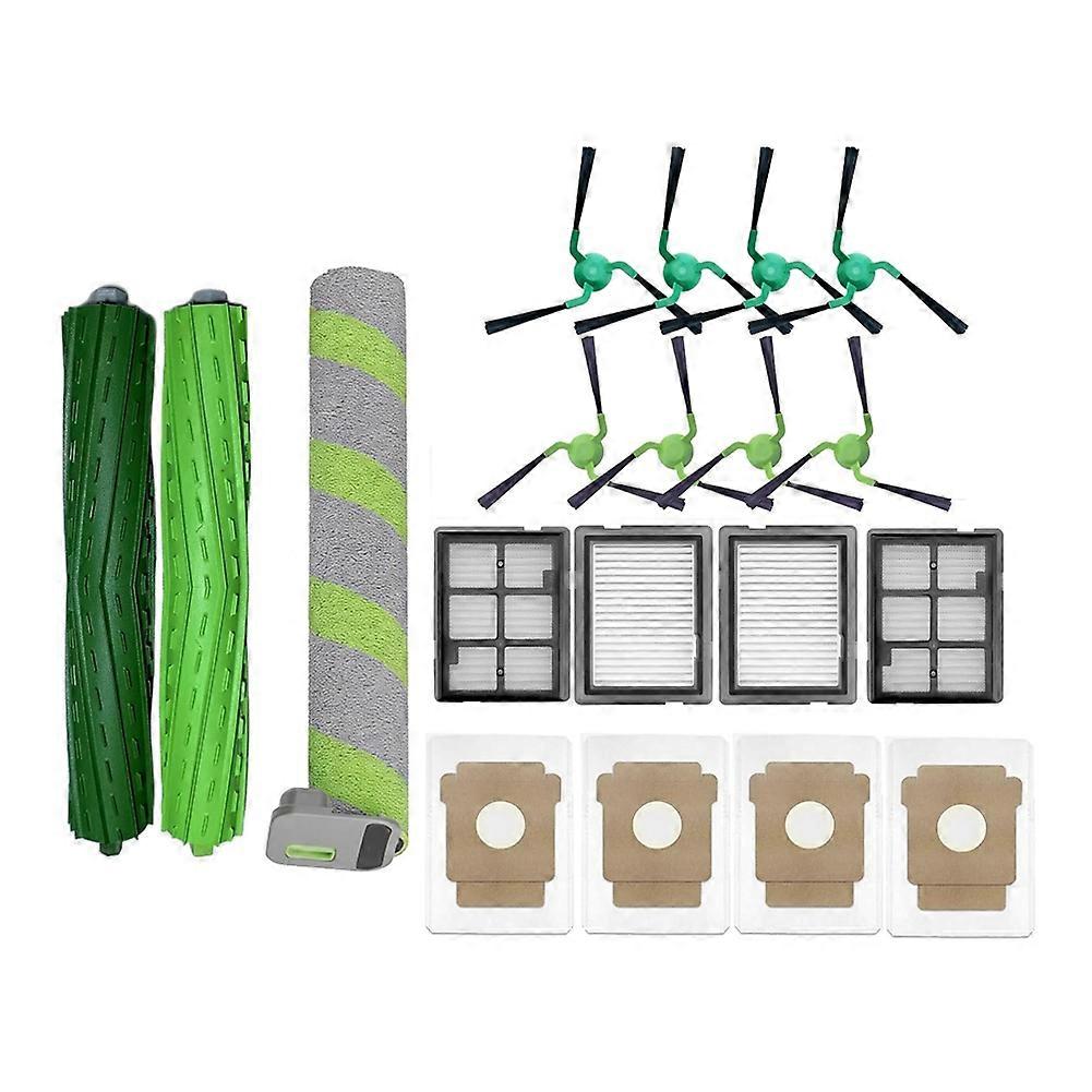 18 Ersatzteile Für Den Irobot Roomba Max 705 Combo / 706 Combo Saugroboter: Bürste, Staubbeutel, Filter Und Reinigungswalze.