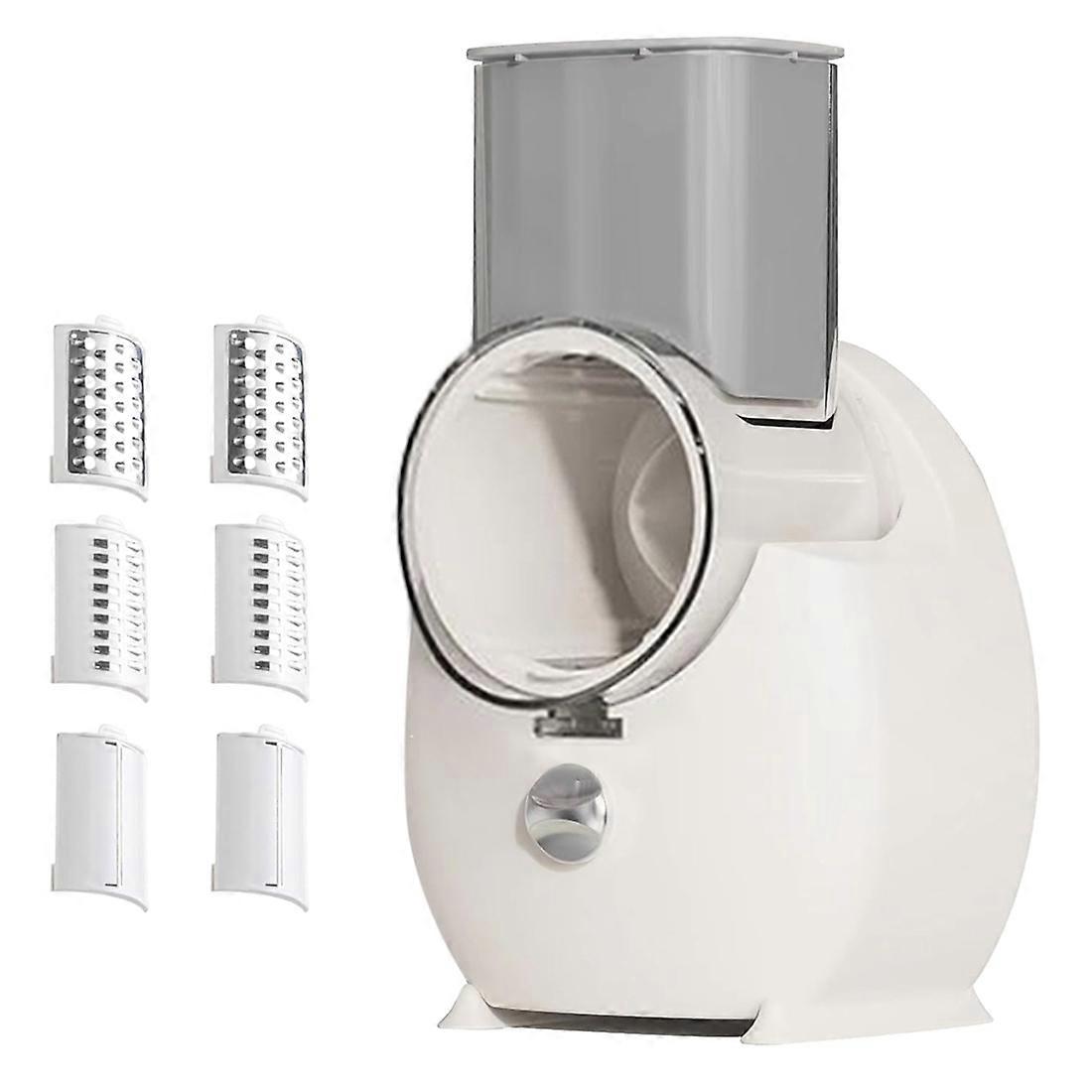 Elektrische 3-in-1-käsereibe Für Die Küche, Einfach Zu Bedienende Salatreibe (us-stecker).