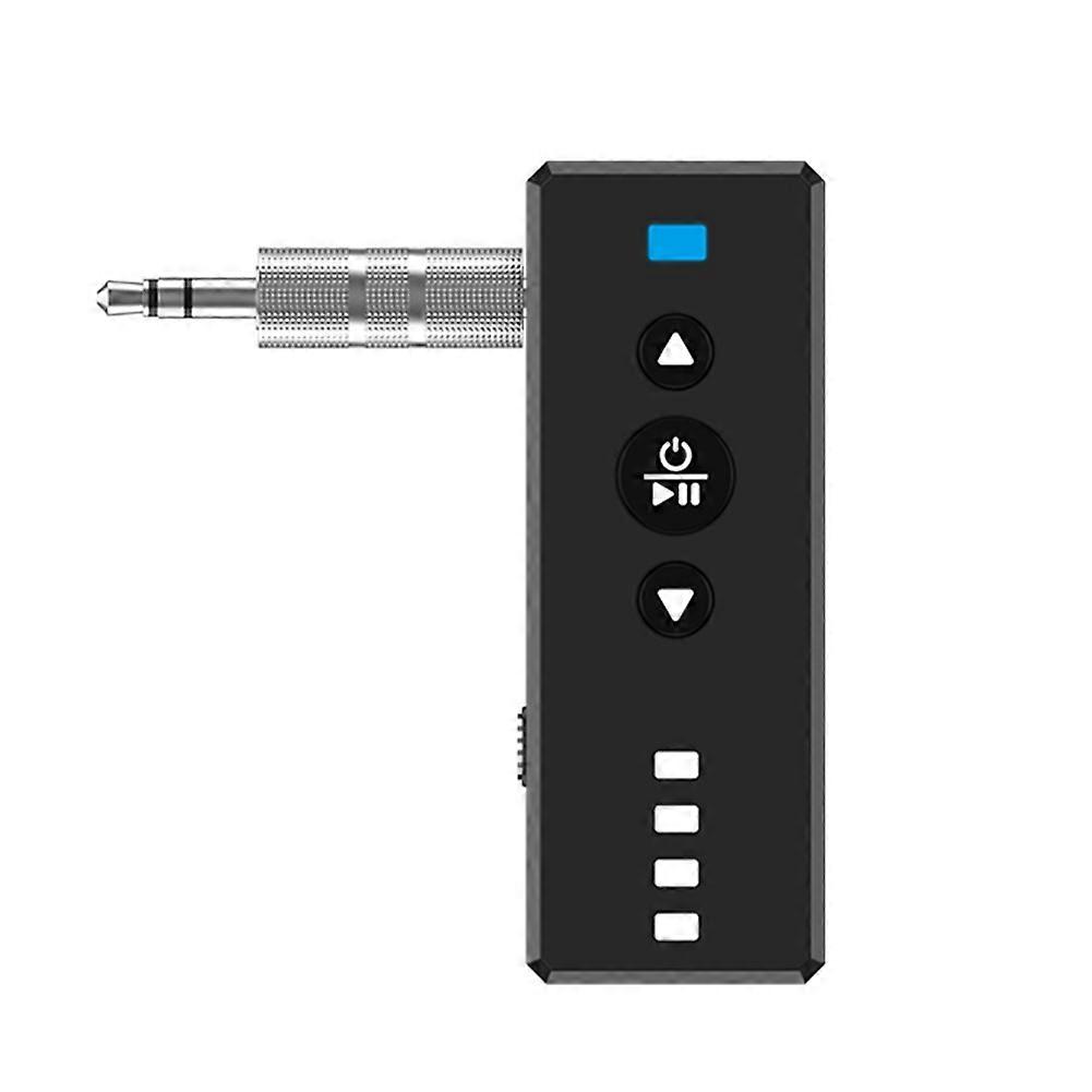 Bluetooth-audio-transceiver, Mp3-player, Tf-kartenleser, Drahtloser Adapter, 3,5-mm-aux-eingang, Stereo-musikwiedergabe Mit Mikrofon Und Bildschirm.