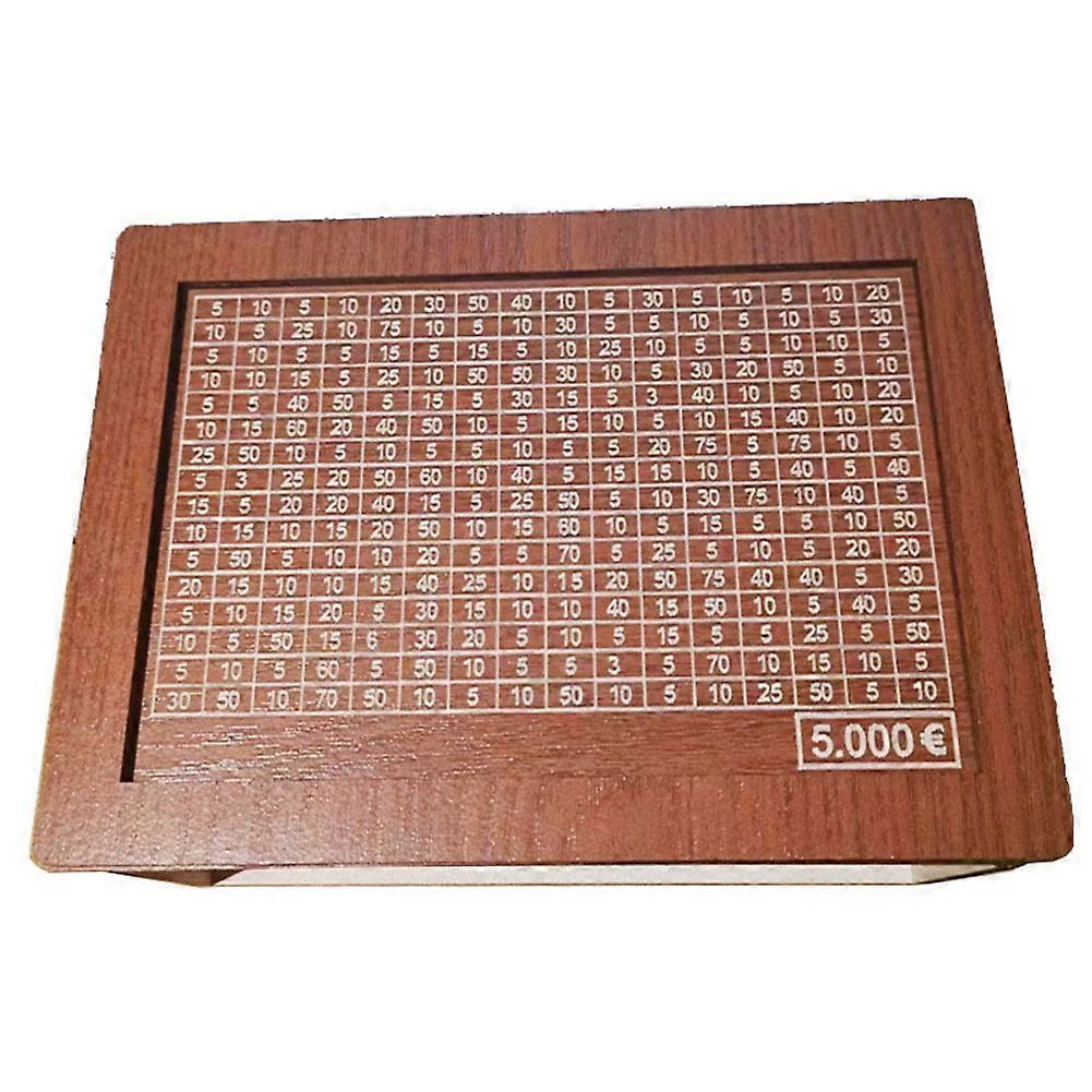 Wiederverwendbares Sparschwein Aus Holz Mit Countdown-timer Und Sparzielanzeige, Ideal Für Kinder Und Erwachsene.