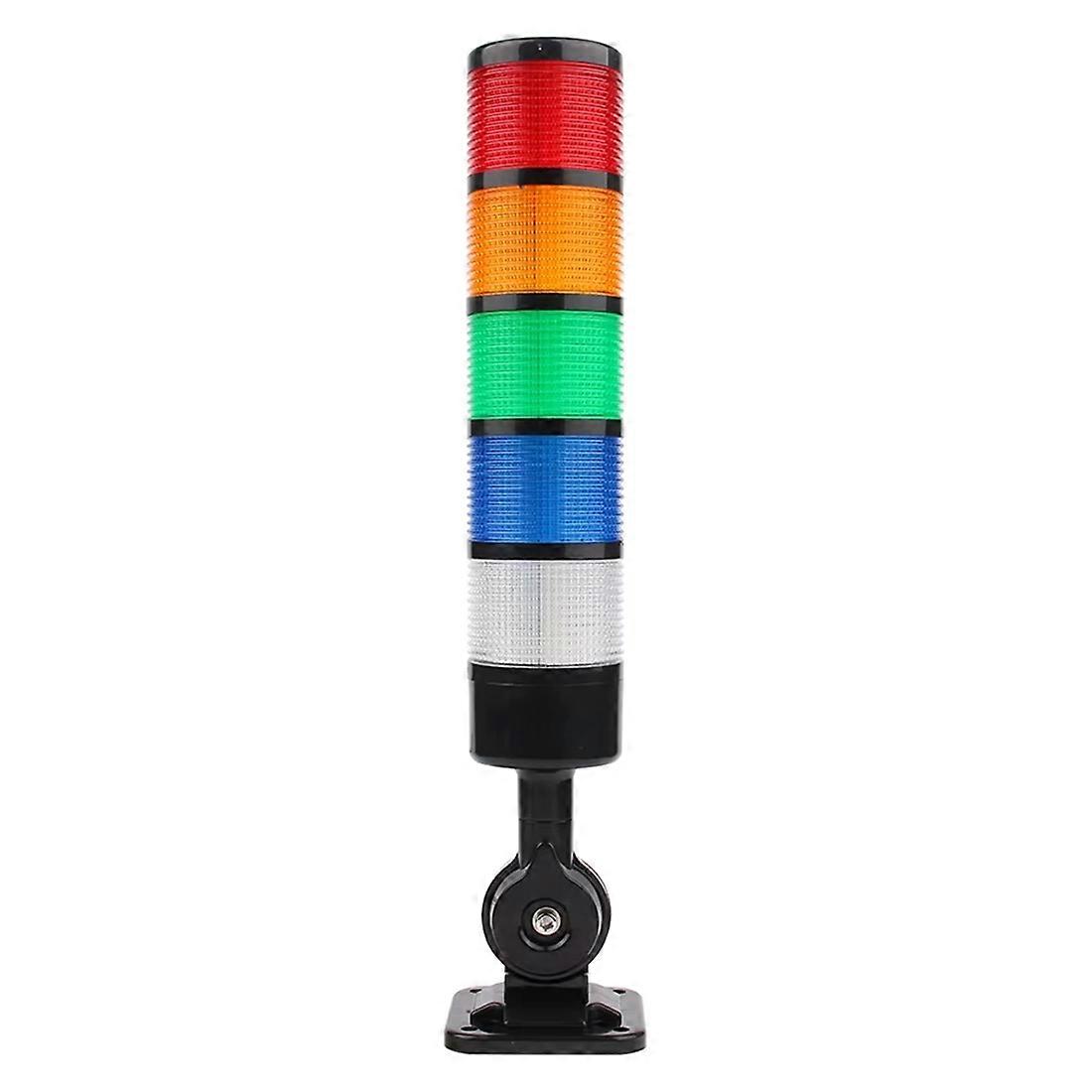 5-stufige Led-signaltafel Für Cnc-maschinen, 220 V Ac, Dauerblinken, Industriesignalleuchten, Akustisches Warnsignal A