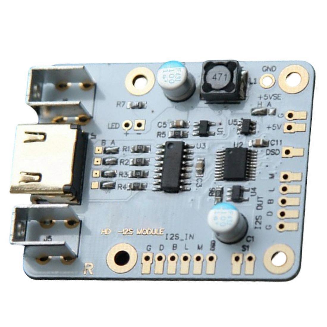Hdmi-kompatible Audiosignal-konverterplatine Zu I2s/iis-empfängermodul Mit I2s-umschaltung Für Hi-fi Dsd Pcm-audio (diy)