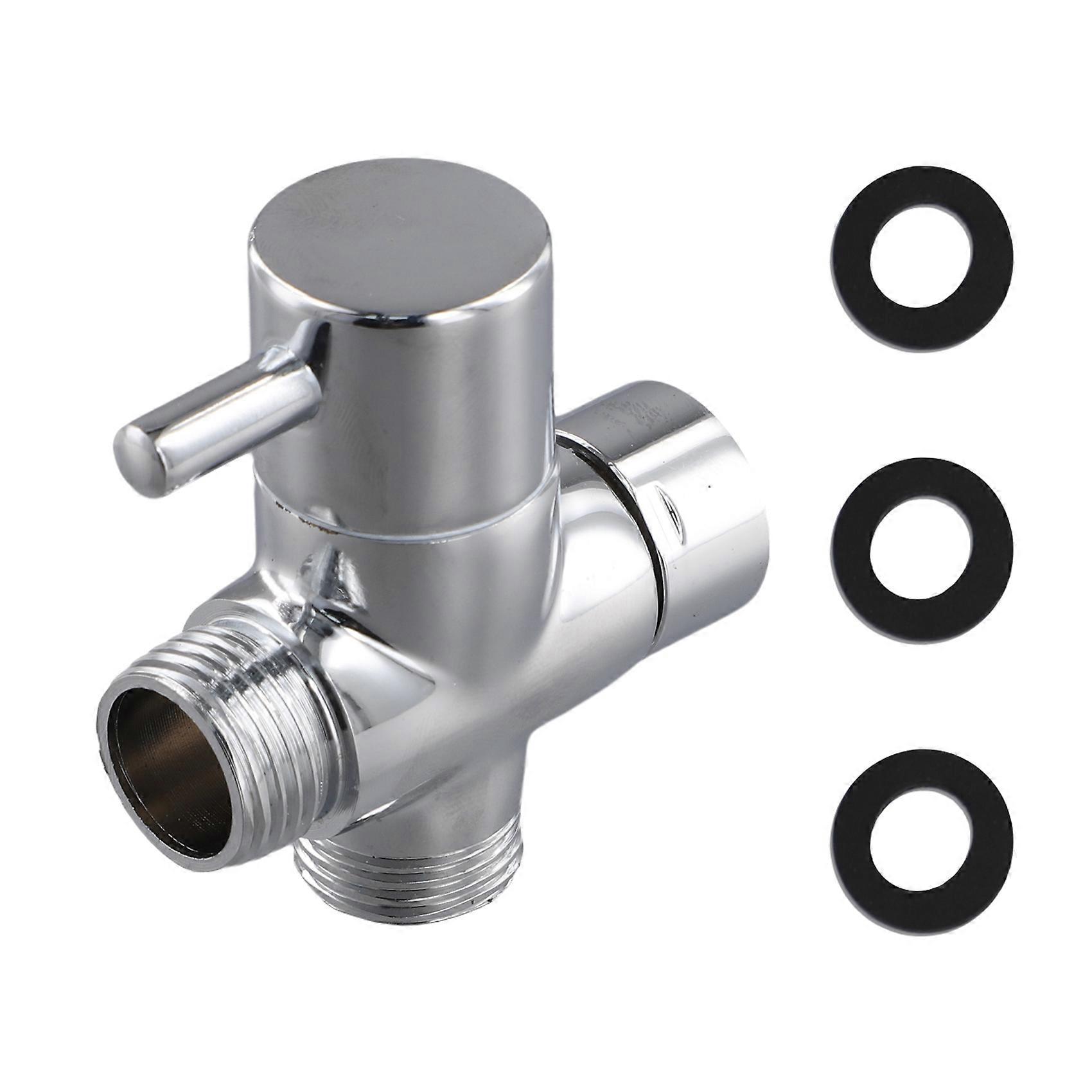 Umstellventil Aus Messing Für Duscharm, 3-wege-wasserverteiler, 20-mm-t-adapter Für Handbrause