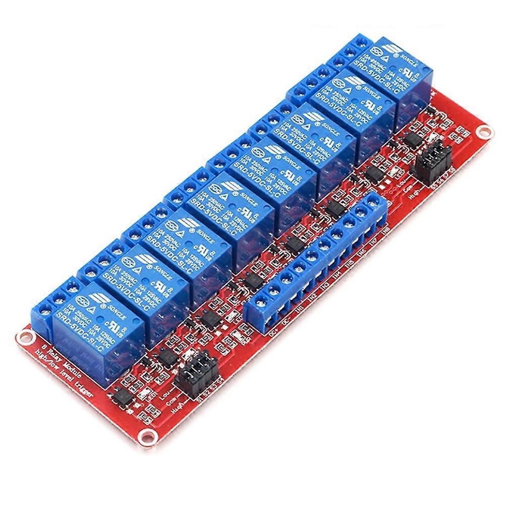 8-kanal-5v-relaismodul Mit Optokoppler Und High/low-triggerplatine Für Diy-pic-avr-mikrocontroller-projekte
