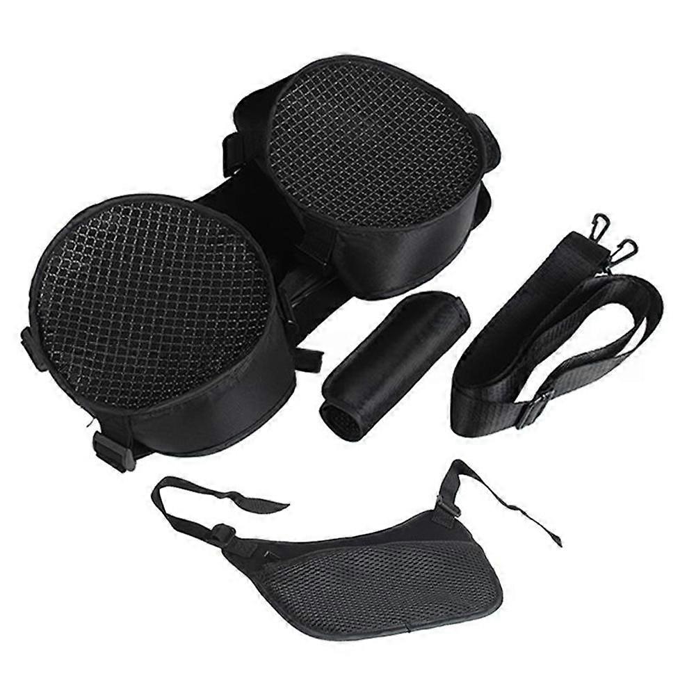 Schalldurchlässige Aufbewahrungstasche Aus Netzgewebe Für Den Jbl Boombox 4 Lautsprecher, Schützende Outdoor-tasche Mit Netztaschen (links Und Rechts) Und Tragegriff.