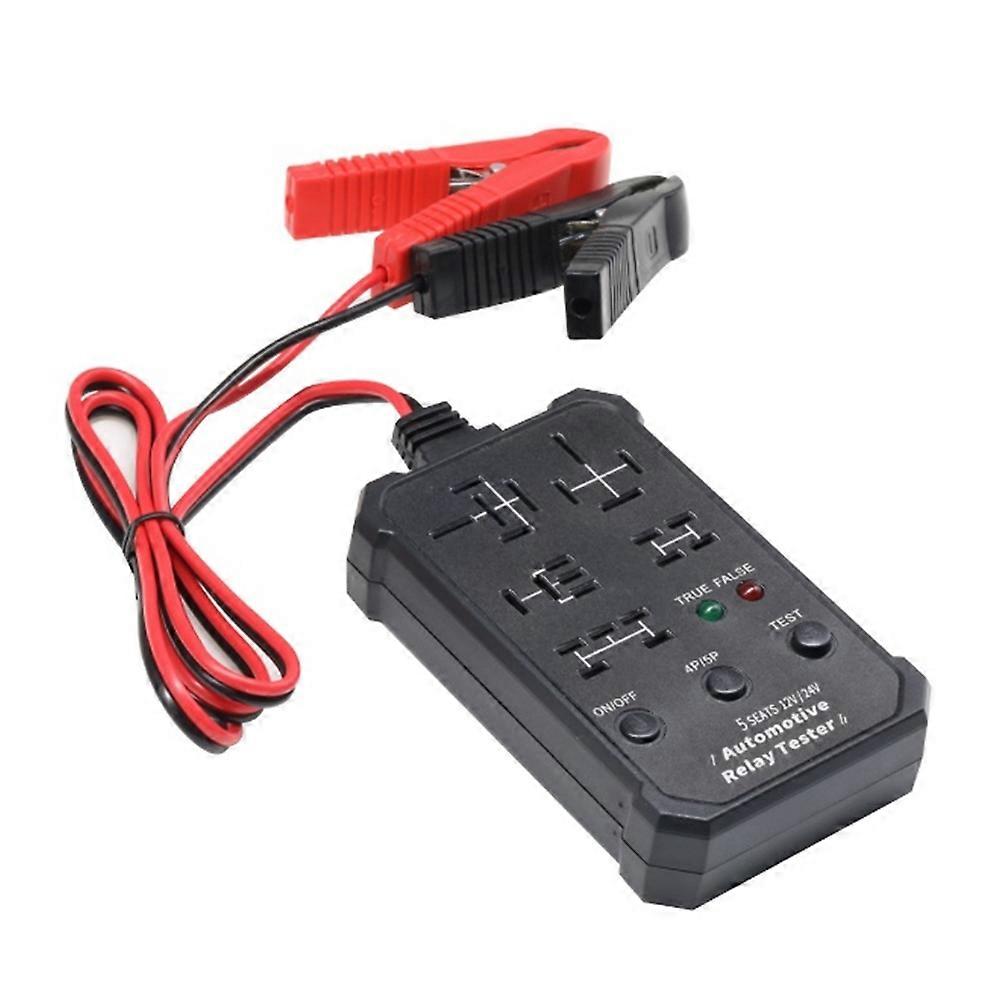 Kfz-relaisprüfer, 12v/24v-kfz-relaisprüfer, Diagnosegerät Zur Erkennung Von 4/5-poligen Relais, Spannungsprüfer, Batterietester
