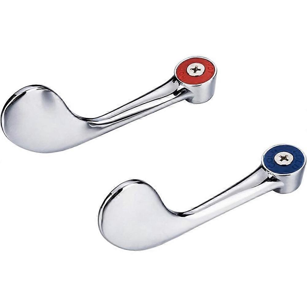 Set Aus 2 Hebelgriffen Für Industrie-, Restaurant- Oder Gewerbespülenarmaturen, Mit 11 Mm (0,43 Zoll) Rundem Spindelloch.