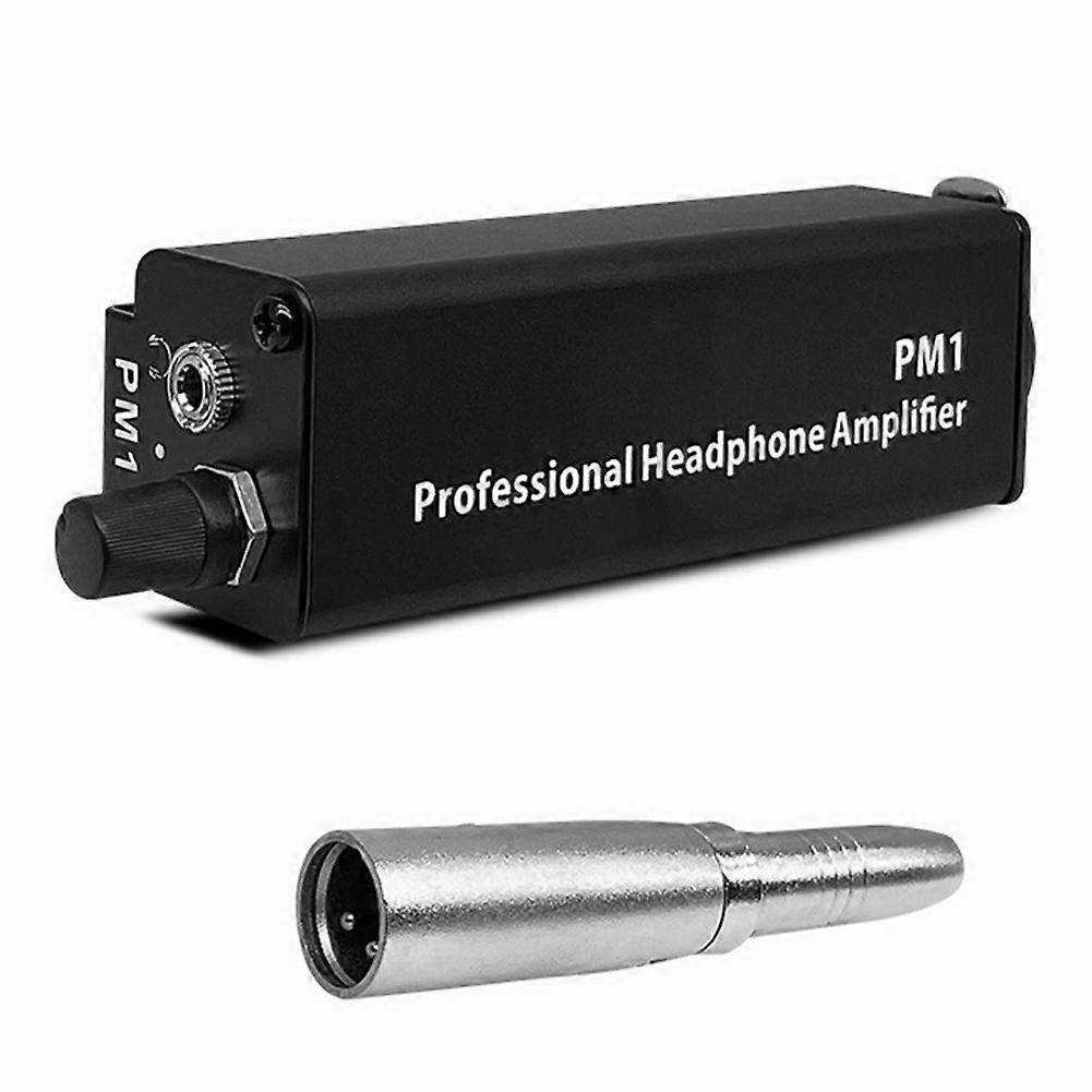 Pm1 Professioneller Kopfhörerverstärker, Xlr-auf-3,5-mm-konverter, Audio-interface, Mini-tragbarer Hi-fi-kopfhörerverstärker