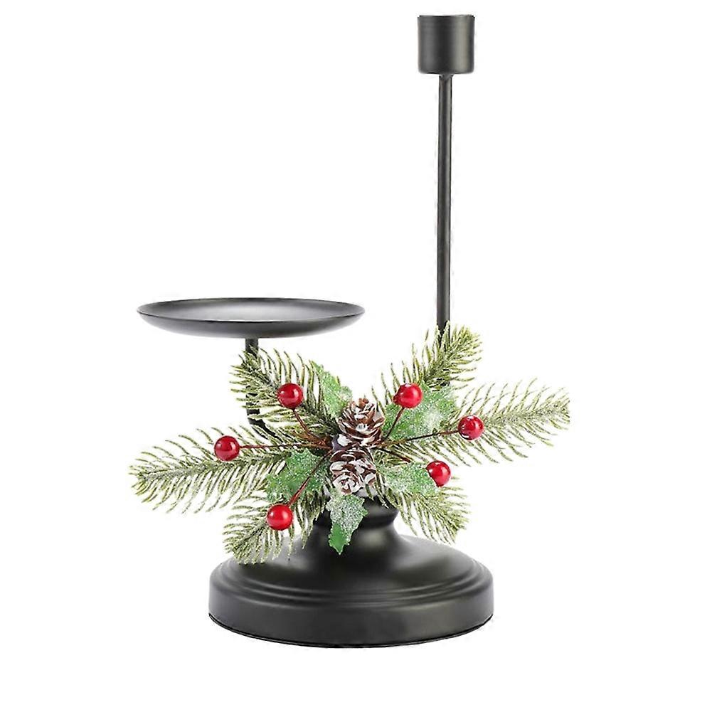 Amerikanischer Weihnachtskerzenständer Aus Eisen, Tischdekoration, Geschenk