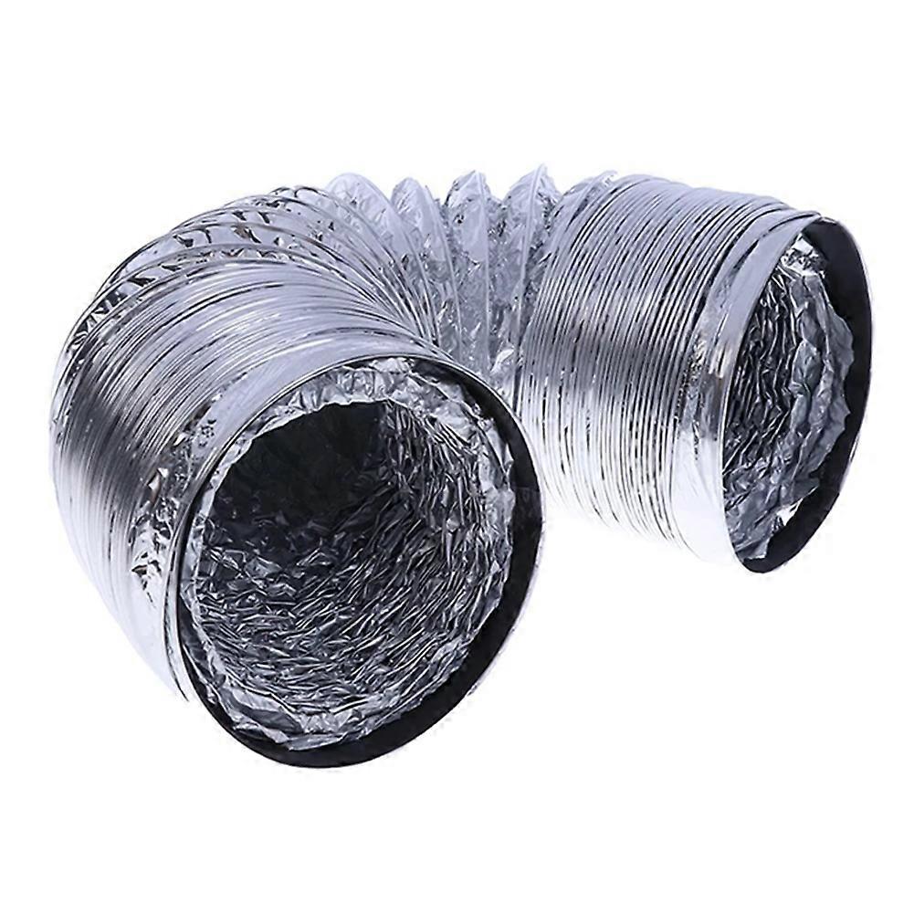Flexibler Pvc- Und Aluminium-lüftungsschlauch (100 Mm Durchmesser, 4 Zoll) Für Abluftsysteme. Länge: 1,5 M.