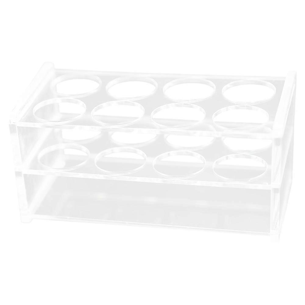 Acrylhalterung Für 50-ml-zentrifugenröhrchen, 8 Vertiefungen, Transparent, Lochdurchmesser: 30 Mm