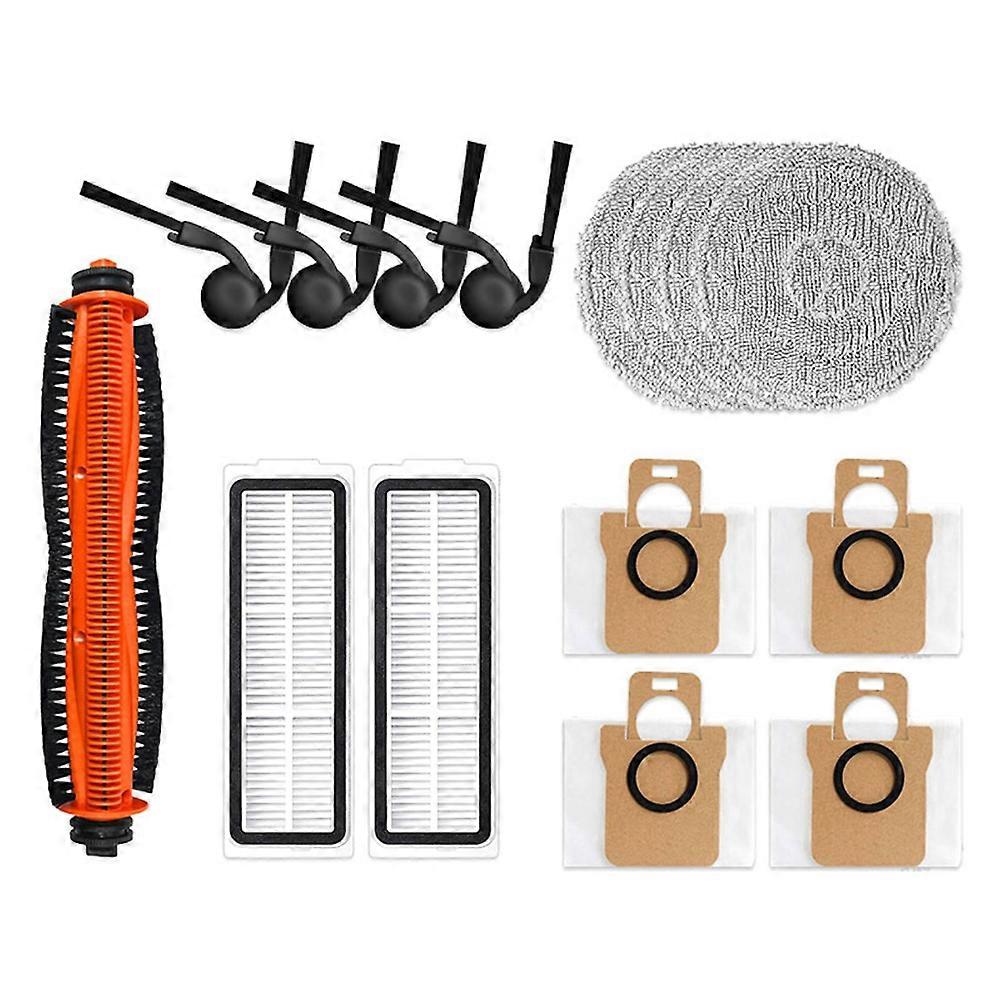 Zubehör Für Den Xiaomi 5 Pro / Ov21gl Saugroboter: Hauptbürste, Seitenbürste, Hepa-filter, Reinigungstuch, Staubbeutel.