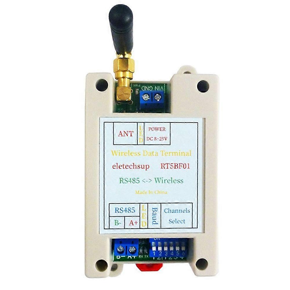 Rs485 20 Dbm – 121 Dbm Uart-funktransceiver, Din-schienenmontage, 12 V/24 V Dc Dip-schalter, Modbus Rtu-modul