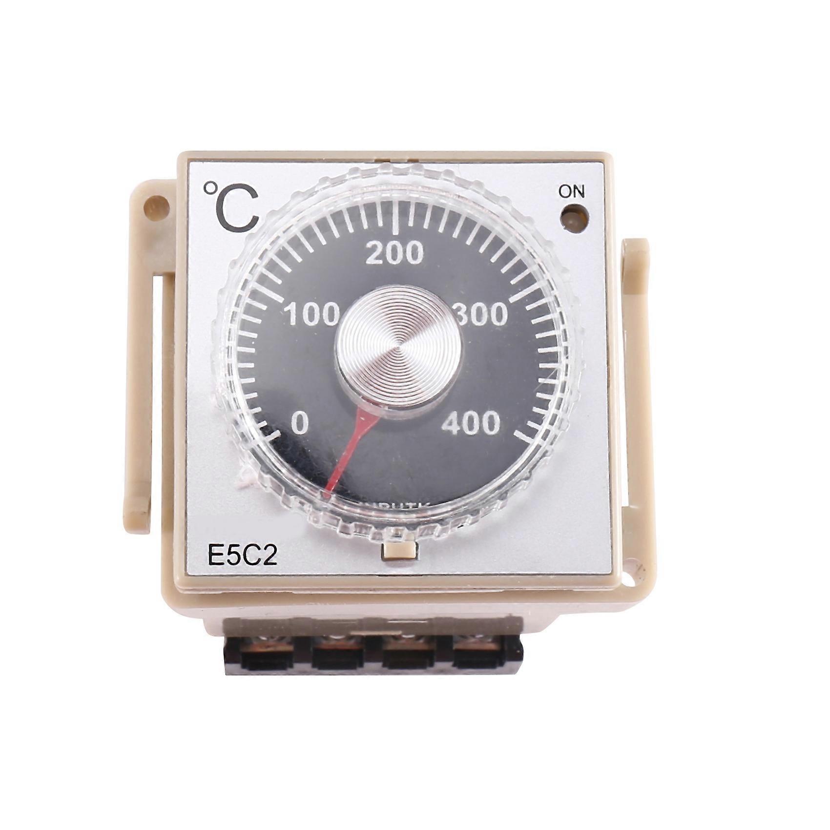 1 Stück E5c2 Schienentemperaturregler 220 V 0399℃ Digitalanzeige Zeiger-steuerschalter (b)