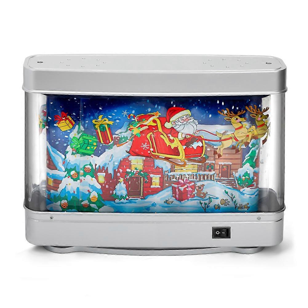 Dekorative Led-tischleuchte Für Aquarien, Weihnachtsmotiv, Für Zuhause, Büro Oder Schlafzimmer (netzstecker).