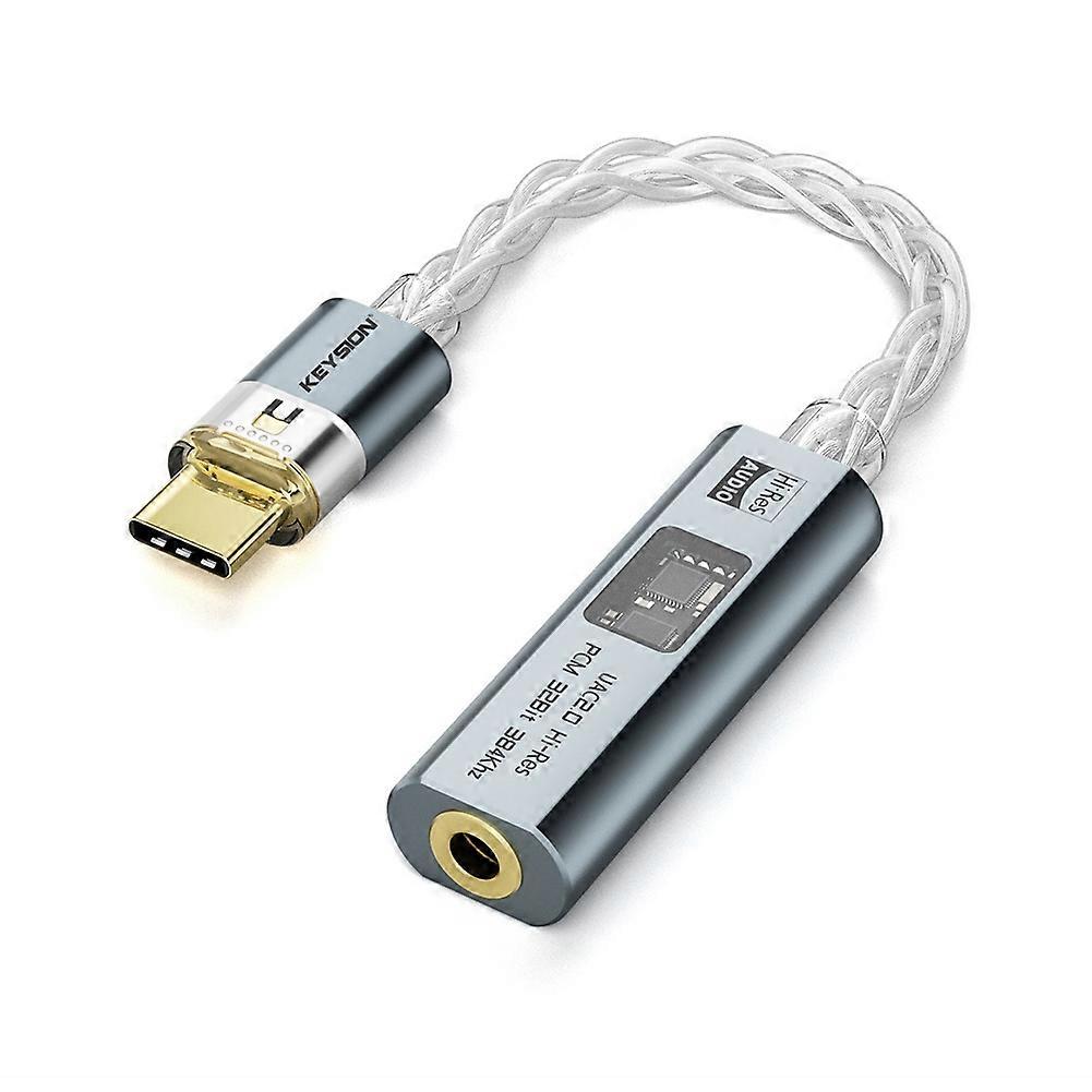 Keysion Cx31993 Max97220 Dual-chip Usb-c Auf 3,5-mm-digital-analog-wandler (dac), Uac 2.0 Und Hifi (32 Bit/384 Khz) Kompatibel