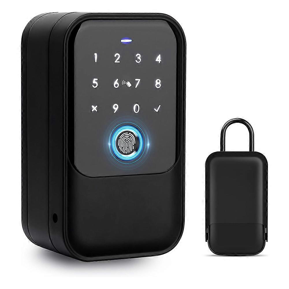 Intelligenter Tresor Mit Schlüssel, Fingerabdruck, Fernbedienung, Passwort, Zugangskarte, Bluetooth-entsperrung, Tisch- Und Wandmontage