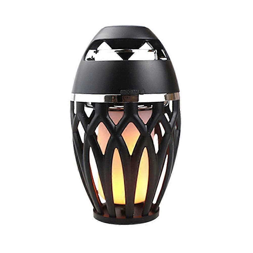 Tragbarer Bluetooth 5.0 Lautsprecher Mit Flammeneffekt, Led, 5w Klang, Ipx5 Wasserdicht, Ideal Für Camping, Outdoor-aktivitäten, Zuhause Und Partys.