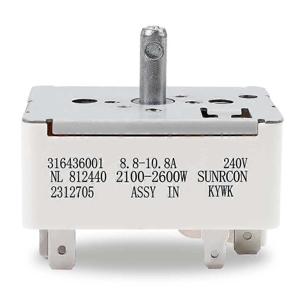 316436001, 316021501 Stufenloser Regelschalter 1155395, Ap3885460, Ps1145040, Eap1145040 Für Frigidaire Kenmore (8 Zoll)