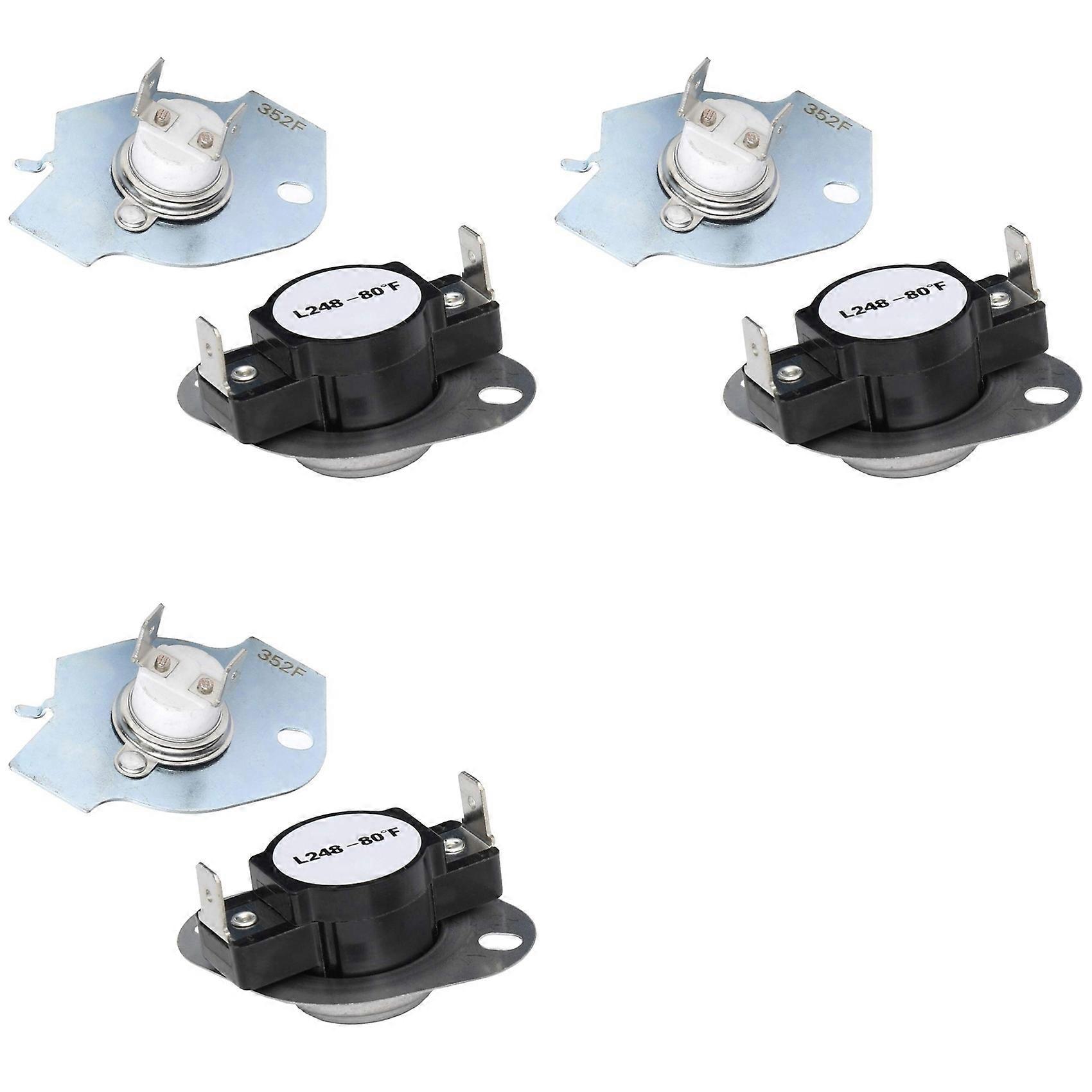 Thermischer Abschaltmechanismus Für Wäschetrockner 6x 279769, Kompatibel Mit Den Modellen 3389946, 3398671, 3977394, 695563, Ap3094224 Und 3390291