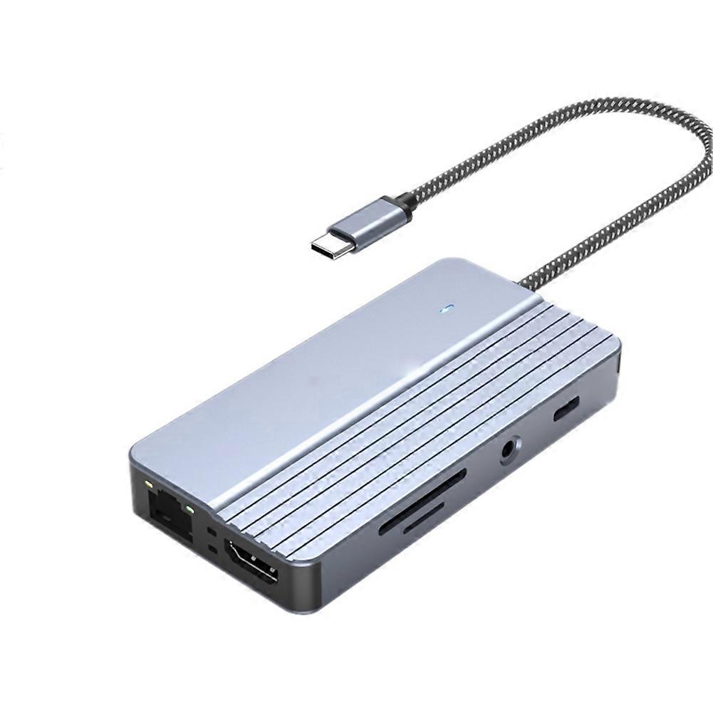 10-in-1-dockingstation Für Mobiltelefone, Laptops, Steam-spielkonsolen Und 4k-hdtv-konverter