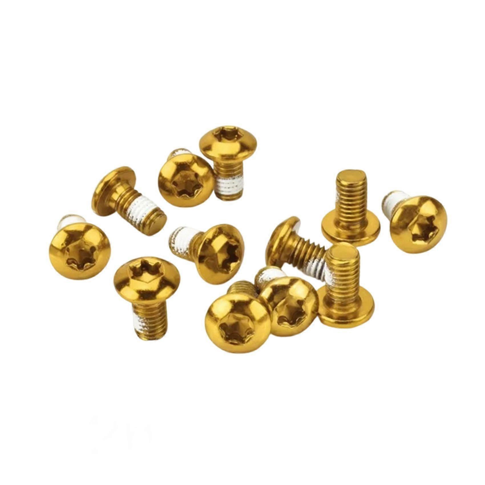 12 Torx T25 M5x10mm Edelstahlschrauben Für Bremsscheiben Von Rennrädern Und Mountainbikes - Fahrradzubehör