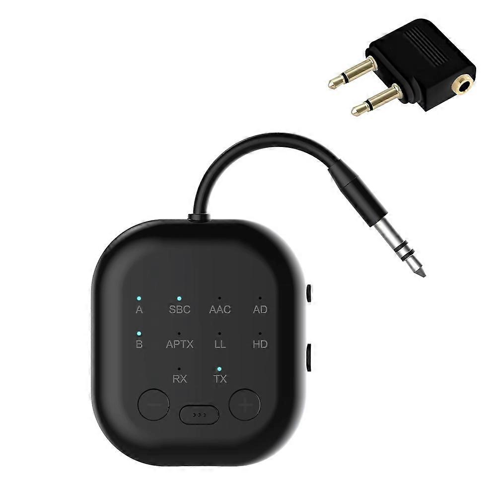 Bluetooth 5.3 Aptx-transceiver – Adaptiver Drahtloser Audioadapter Mit Niedriger Latenz Für Hochauflösende Audioübertragung In Flugzeugen, Fernsehern Und Autos