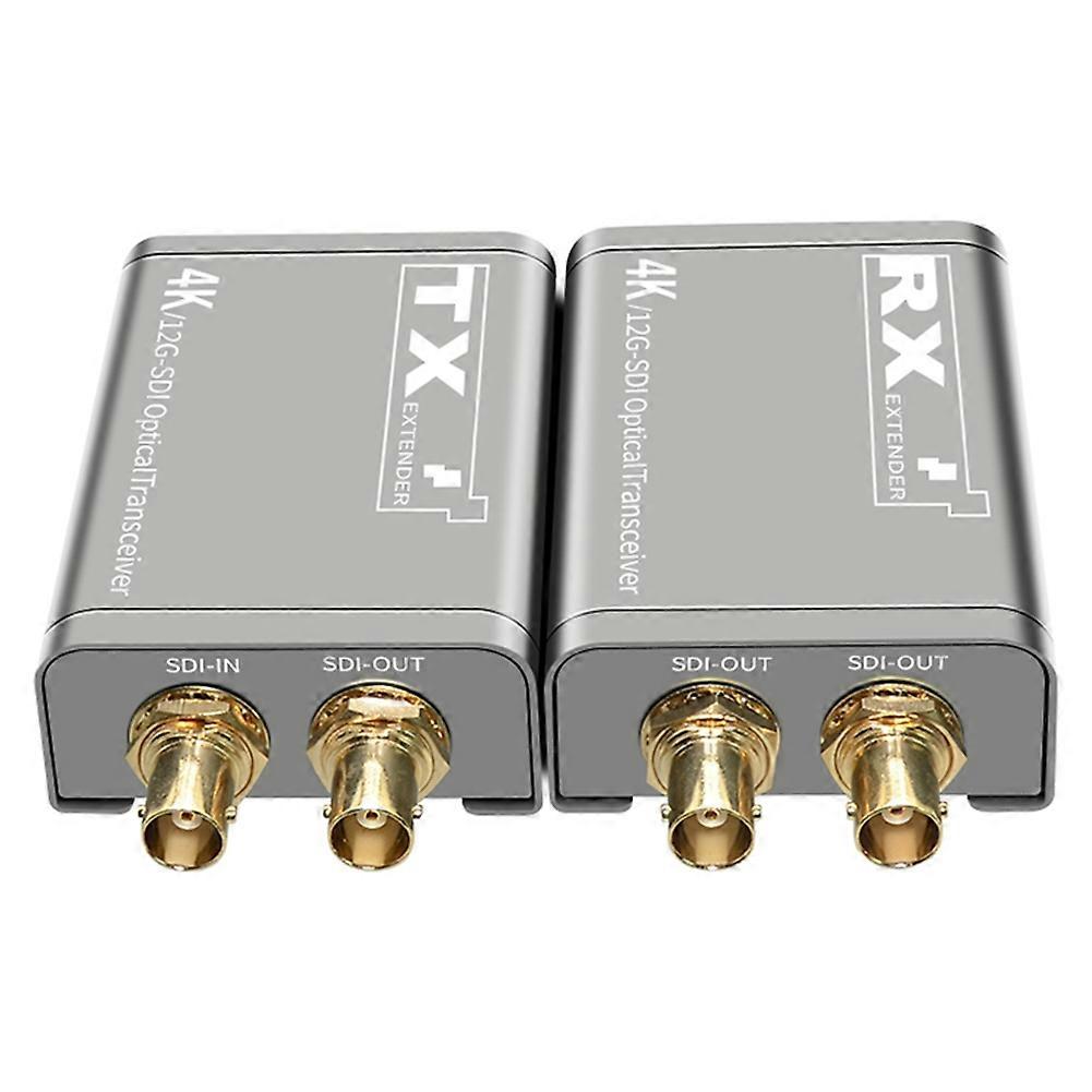 Lc-sender Und -empfänger (einzelfaser), Sdi-glasfaser-extender, 20 Km, Singlemode, 12g, Us-4k-stecker
