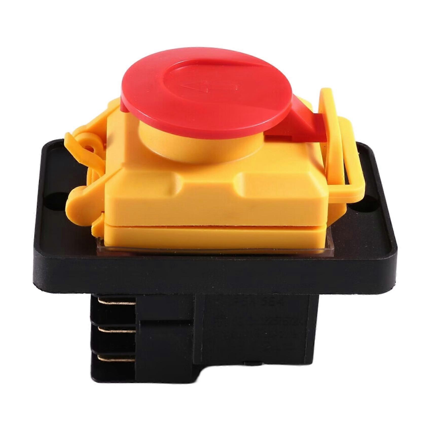 Kjd22 250v 6-poliger Wasserdichter Elektromagnetischer Drucktaster Für Drehmaschinen Und Elektrowerkzeuge