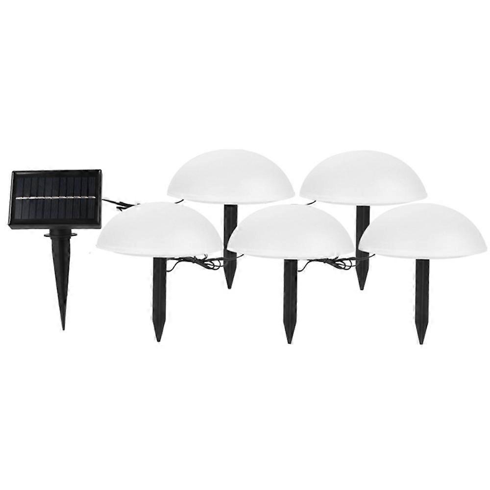 5-in-1-solarleuchten Für Einfahrt, Garten, Terrasse, Gehweg, Hof – Halbkugelförmige Erdspieße