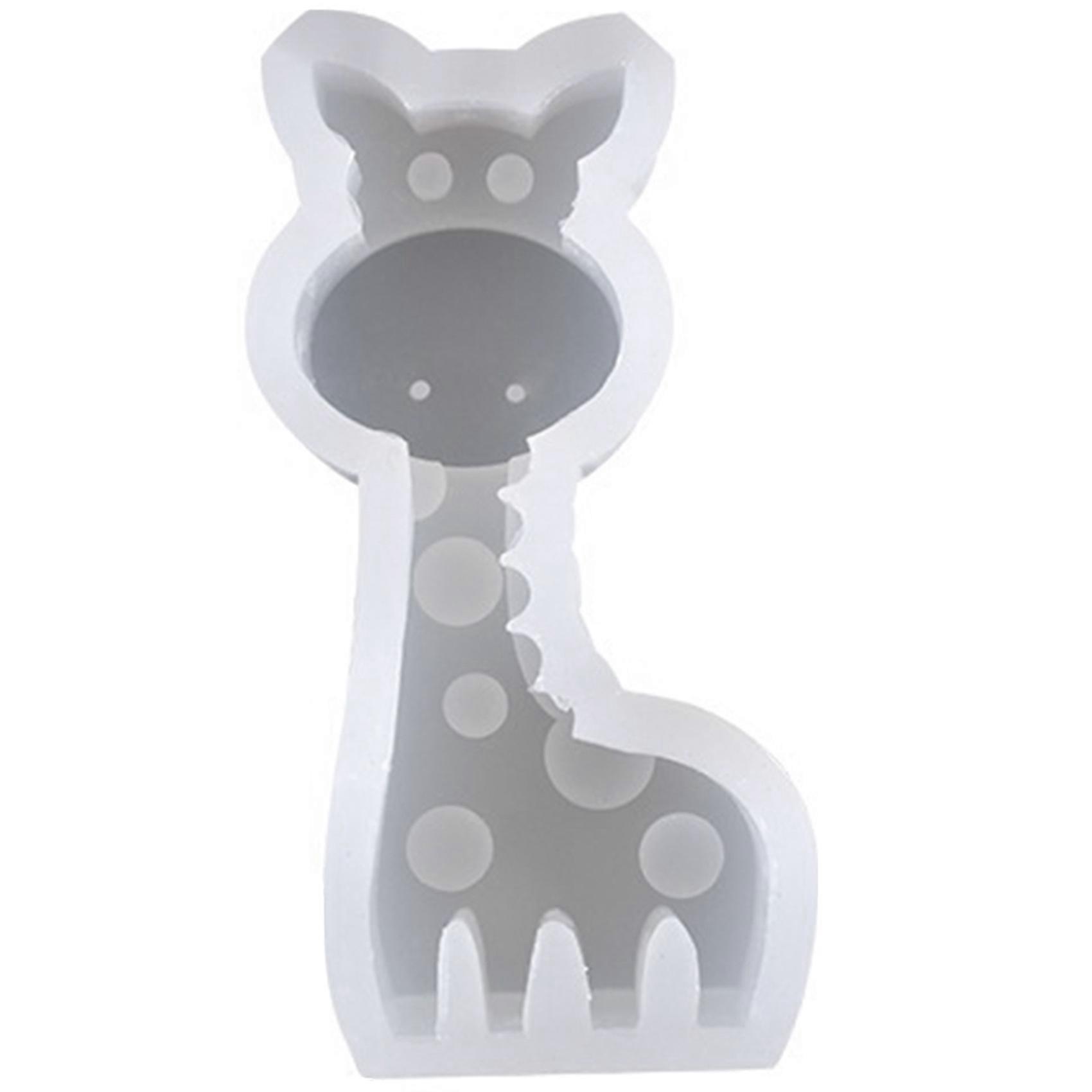 Tier-silikonform, Diy-silikonform Für Kerzen, 3d-form (giraffe)