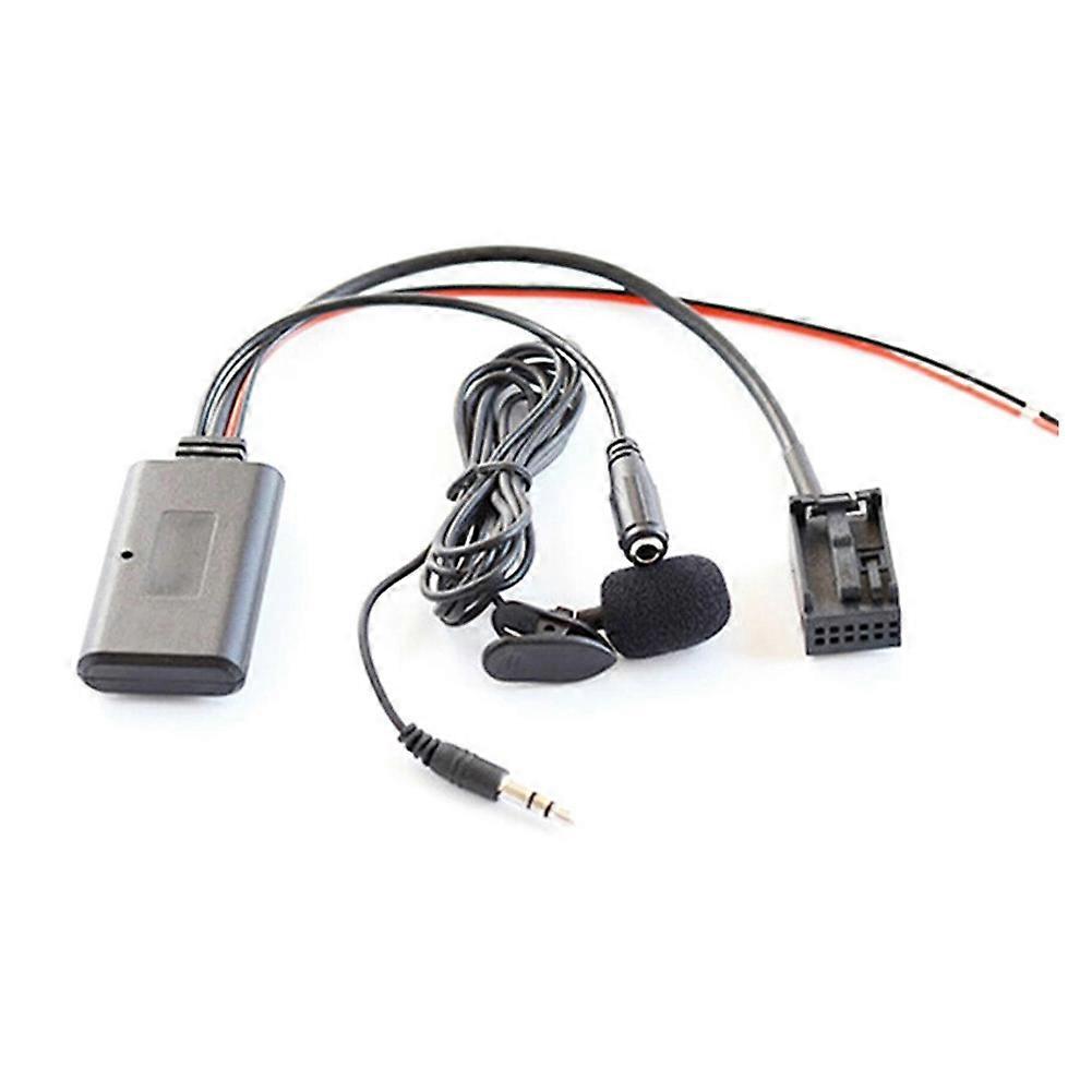 Bluetooth 5.0 Kfz-adapter Mit Aux-kabel, Mikrofon Und Freisprechfunktion Für Mobiltelefone (kostenlose Anrufe) - Kompatibel Mit Bmw E60, E63, E87, E88, E81, E82 Und E90