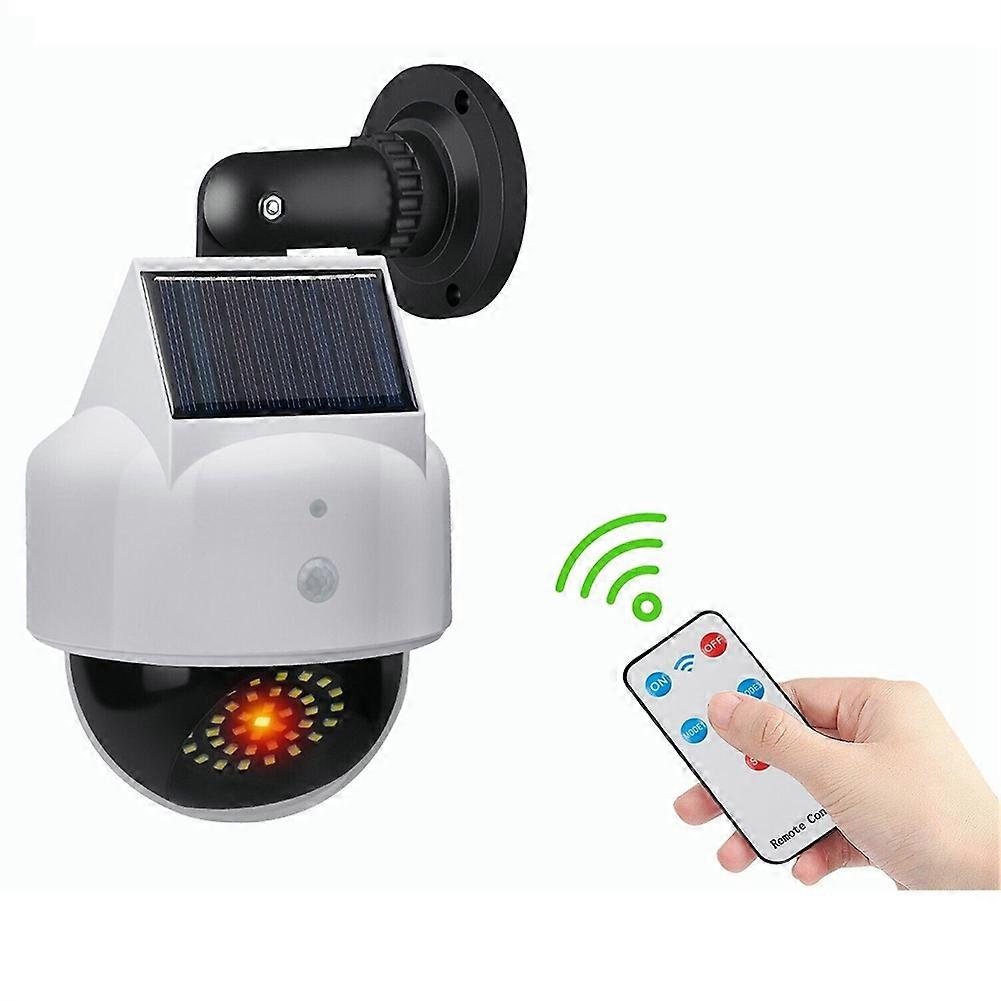 Solarstrahler Mit Simulationskamera, Bewegungsmelder, Fernbedienung, Wasserdicht, Led, Leistungsstarke Sicherheitsbeleuchtung.