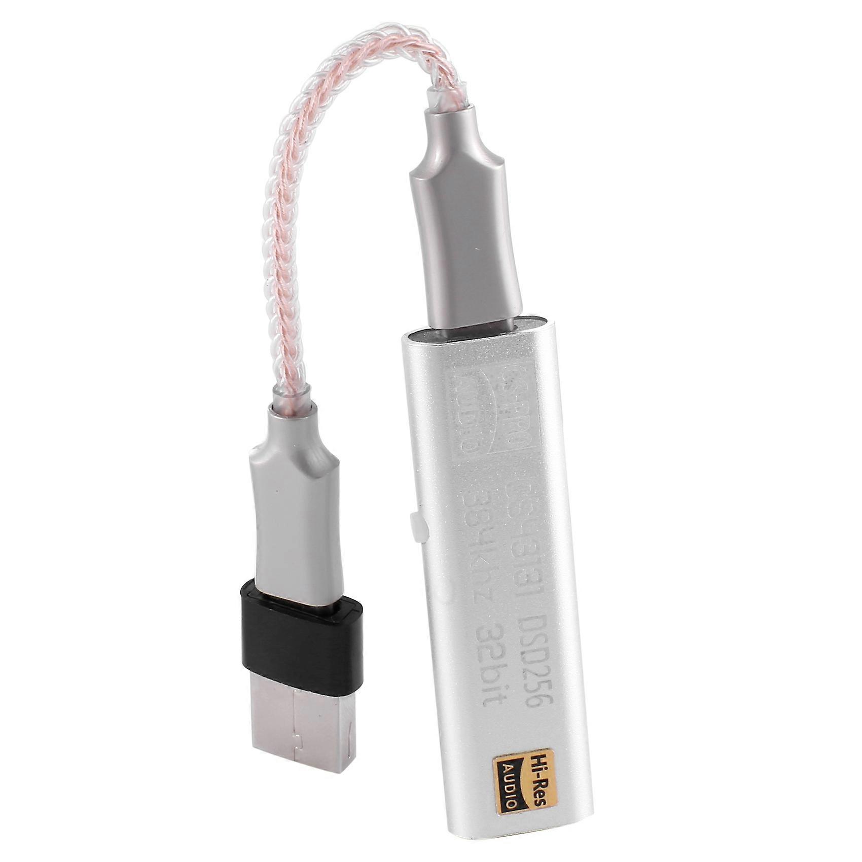 Usb Typ-c Auf 3,5 Mm Dsd256 Dac-adapter Für Android-kopfhörer, Tragbarer Hi-fi-kopfhörerverstärker Von Cirrus Logic Für Ios Und Windows 10 Pc.