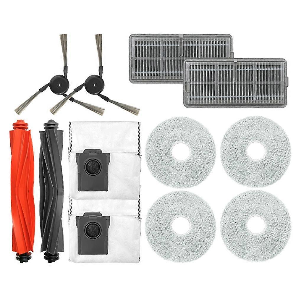 Zubehör Und Ersatzteile Für Den Dreame X40pro Ultra Besen: Hauptwalze, Seitenbürste, Hepa-filter, Tuch Und Staubbeutel.