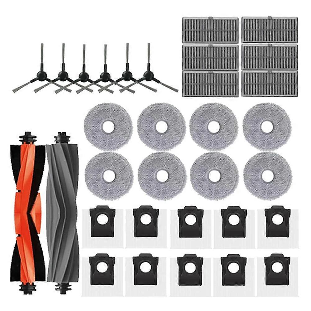 Ersatzteile Für Die Staubsauger Dreame L10s Pro Ultra Heat, X30 Ultra Und X30 Pro: Hauptbürste, Filter Und Reinigungsbeutel.