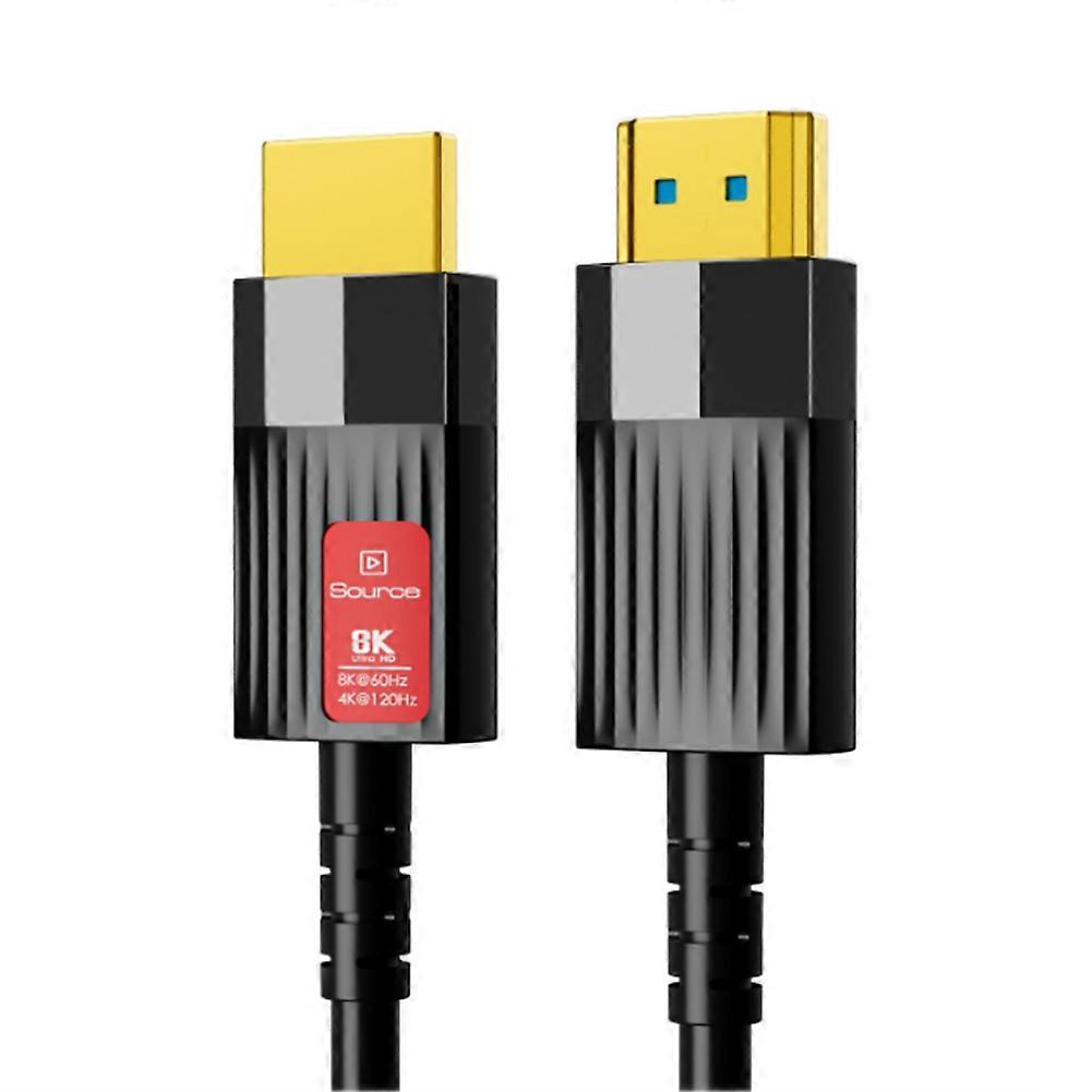 8k-glasfaserkabel, Kompatibel Mit Hdmi 2.1, 8k 60 Hz, 4k 120 Hz, Ultrahohe Bandbreite 48 Gbit/s, Hdr, Earc, Hdcp, 10 M