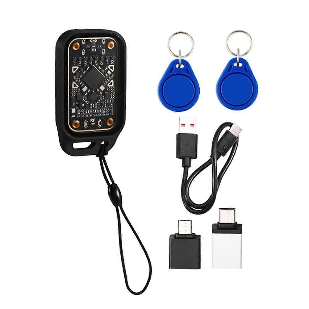 Acrylic Chameleon V3.0 Smart Chip Rfid Tag Reader/copier (125 Khz / 13,56 Mhz) Mit Nfc Reader/writer Und 2 Uid-schlüsselanhängern