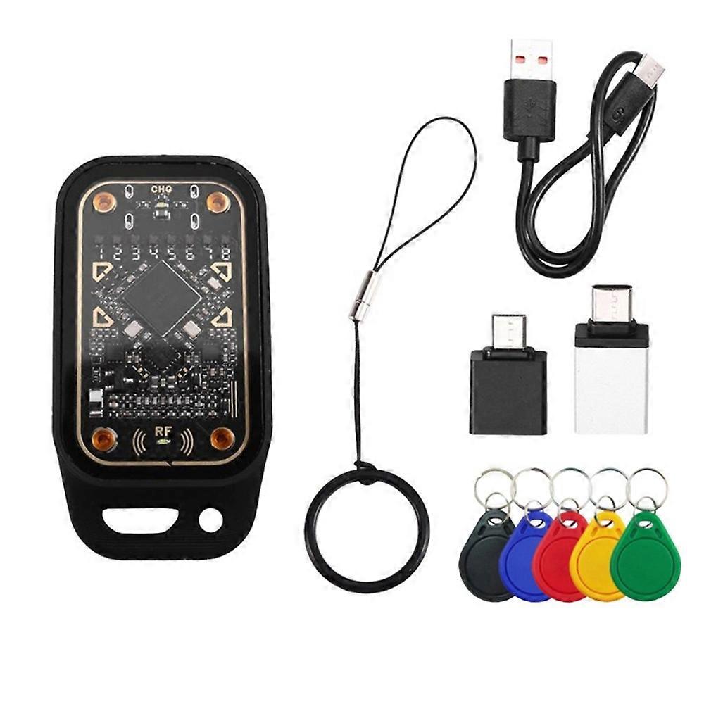 Chameleon V3.0 Rfid-chip-emulator-lesegerät + 5xuid 125k 13,56 Mhz Schlüsselanhänger, Id-smartcard-etikettenkopierer, Nfc-lesegerät/schreiber