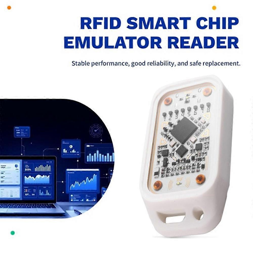 Chameleon V3.0 Rfid Smartcard-emulator, Nfc-leser/schreiber Mit 1 Uid-schlüsselanhänger, Automatische Dekodierung, Zurücksetzen Und Abfrage Von Ic-identitätskarten.