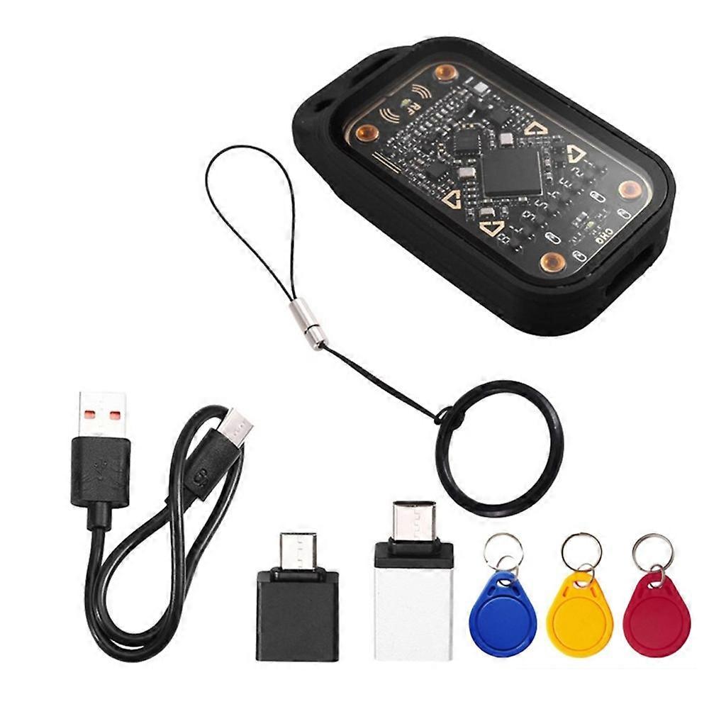 Chameleon V3.0 Rfid-smartcard-etikettenleser/kopierer, 125k 13,56 Mhz Rfid-chip-emulator, Nfc + 3xuid-schlüsselanhänger