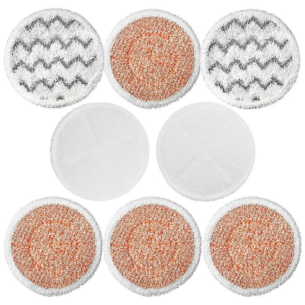 Packung Mit 8 Ersatz-rotationsmopppads Für Den Bissell 3897a Dampfmopp, Kompatibel Mit Den Bissell Spinwave Smartsteam Scheuermodellen 3897a, 3712 Und 3712w.