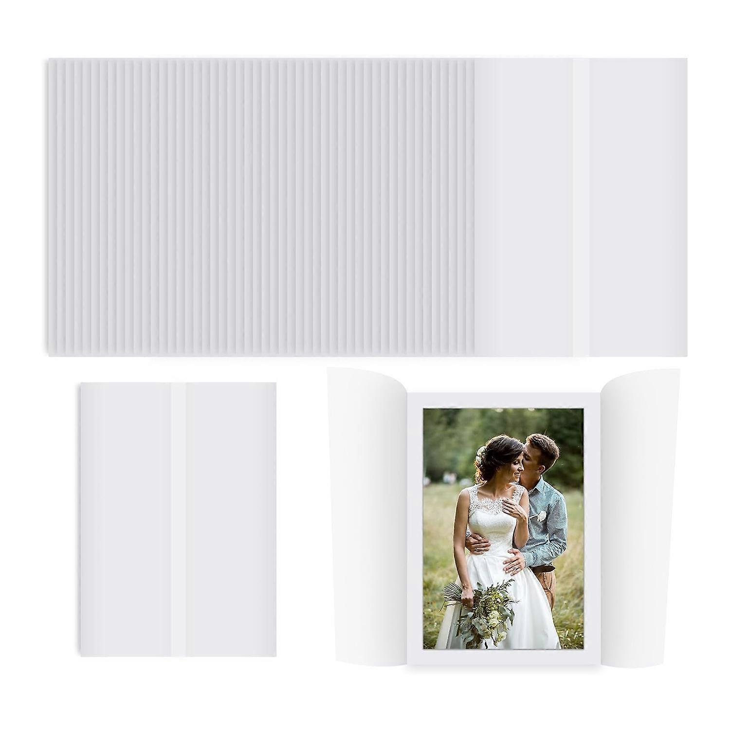 50 Vorgefaltete Pergamentblätter Für 5 X 7 Einladungen, Briefumschlagfutter Für 5 X 7 Hochzeitseinladungen
